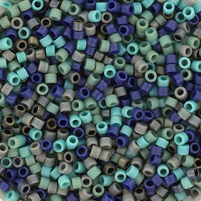 Miyuki Delica Perler, DB MIX 36, Matte Lagoon, 11/0 - Uniq Perler - 7546044