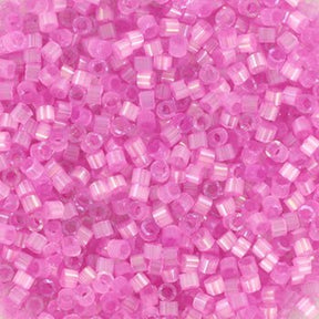 Miyuki Delica Beads DB1808 – Silk Satin Dyed Fuchsia (11/0) - Uniq Perler - 114345