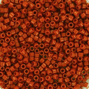 Miyuki Delica Perlen DB2352 – Duracoat Opaque Dyed Ingwer Rost (11/0) - Uniq Perler - 