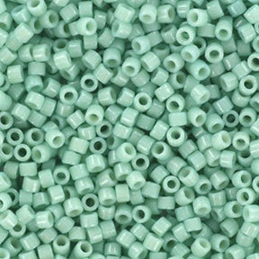 Miyuki Delica Perlen DB2356 – Duracoat Opaque Dyed Mint Aqua (11/0) - Uniq Perler - 