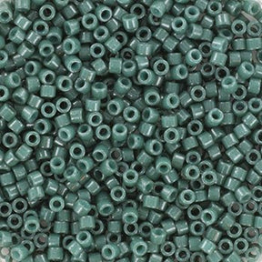 Miyuki Delica Beads DB2358 – Duracoat Opaque Dyed Forest Green (11/0) - Uniq Perler - 