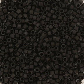 Miyuki Delica Perlen DB310 – Opaque Matt Schwarz (11/0) - Uniq Perler - 