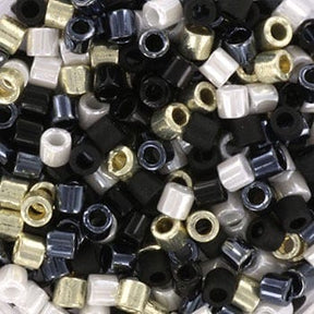 Miyuki Delica Beads, MIX 08, Subtle Sparkle, 8/0 - Uniq Perler - 114856