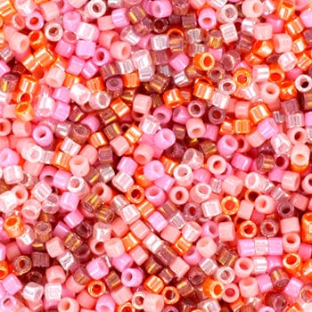 Miyuki Delica Perler - MIX 130, Flower Power, 11/0 - Uniq Perler - 130130