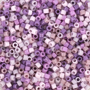 Miyuki Delica Perlen – Purple Pastel Mix42 (11/0) - Uniq Perler - 