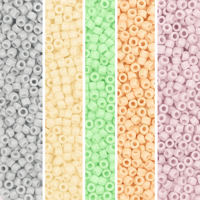 Miyuki Delica Sæt – Pastel Dreams, 11/0 - Uniq Perler - 87654456