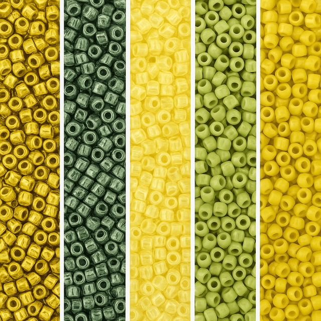 Miyuki Delica Sæt - Sunny Mix, 11/0 - Uniq Perler - 644678