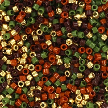 Miyuki delica's 11/0 - autumn field mix46 - Uniq Perler - 464646