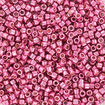 Miyuki delica's 11/0 - duracoat galvanized hot pink 1840 - Uniq Perler - 118435