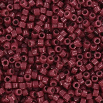 Miyuki delica's 11/0 - (duracoat opaque dyed rosewood purple 2355) - Uniq Perler - 0000003783