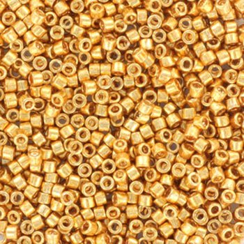 Miyuki delica's 11/0 - galvanized yellow gold 410 - Uniq Perler - 116021