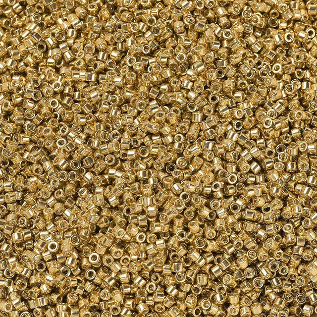 Miyuki delica's 11/0 - galvanized Yellow Gold 410 - Uniq Perler - 116021