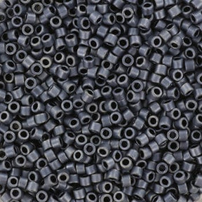 Miyuki delica's 11/0 - (matte gunmetal 301) - Uniq Perler - 114358