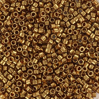 Miyuki delica's 11/0 - metallic light bronze 22L - Uniq Perler - 114353