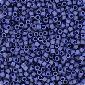 Miyuki delica's 11/0 - metallic matt kungligt blå 377 - Uniq Perler - 115938