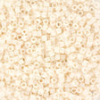 Miyuki delica's 11/0 - opaque bisque white 1490 - 1 - Uniq Perler - 1490114
