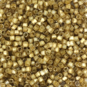 Miyuki Delica's 11/0 - (silk satin gesprenkeltes Taupe 671) - Uniq Perler - 24577