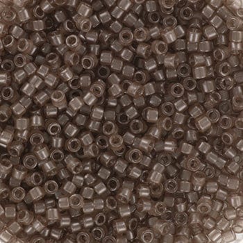 Miyuki delica's 11/0 - transparant taupe 1417 - Uniq Perler - 115941