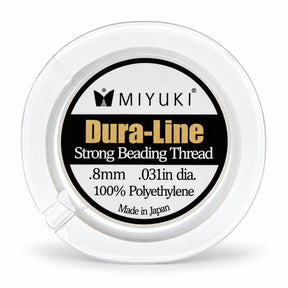 Miyuki Dura-Line Tråd – Hvid (0,15mm) - Uniq Perler - 13830