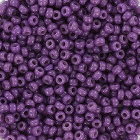 Miyuki Rocailles Pärlor - (Duracoat opaque anemon 4490) - Uniq Perler - 