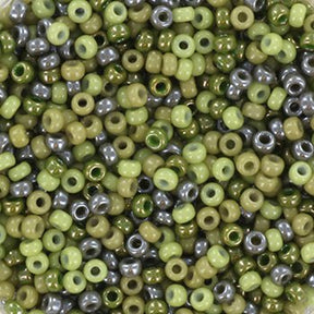 Miyuki Rocailles Beads – Khaki Mix Mix95 (11/0) - Uniq Perler - 