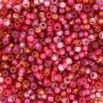 Miyuki Rocailles Perler, MIX 113, Warm Heart, 11/0 - Uniq Perler - 12051 - 4