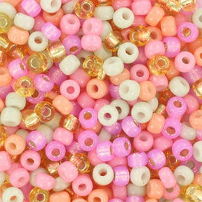 Miyuki Rocailles Perlen, MIX 121, Pastell Sorbet, 8/0 - Uniq Perler - 121212