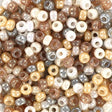 Miyuki Rocailles Perler, MIX 98, Vintage Beige, 8/0 - Uniq Perler - 11717 - 4
