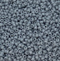 Miyuki Rocailles Perler, RR 0498, Opaque Gray, 11/0 - Uniq Perler - 1113578
