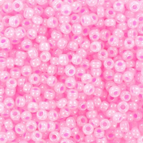 Miyuki Rocailles Perler, RR 0518, Ceylon Soft Baby Pink, 11/0 - Uniq Perler - 88887654