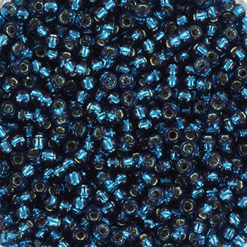 Miyuki Rocailles Perler, RR 1425, Silverlined Dyed Blue Zircon, 11/0 - Uniq Perler - 7353820