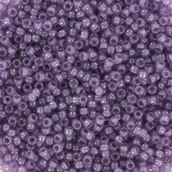Miyuki Rocailles Perler - RR 2377, Ceylon Translucent Lavender, 15/0 - Uniq Perler - 237723