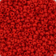 Miyuki Rocailles Perler - RR 408FR, opaque matte red, 11/0 - Uniq Perler - 