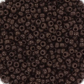 Miyuki Rocailles Pärlor - RR 409, opaque choklad, 11/0 - Uniq Perler - 