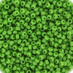 Miyuki Rocailles Perlen, RR 411, Opaque Grün, 11/0 - Uniq Perler - 12777000