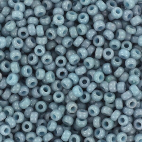 Miyuki Rocailles Perler, RR 4479, Duracoat Opaque Moody Blue, 8/0 - Uniq Perler - 55559731
