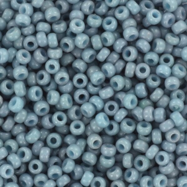 Miyuki Rocailles Perler, RR 4479, Duracoat Opaque Moody Blue, 8/0 - Uniq Perler - 55559731