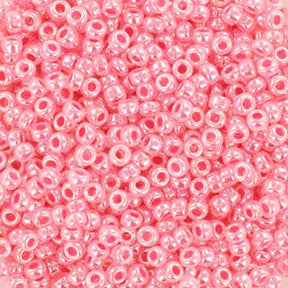 Miyuki Rocailles Perler, RR 535, Carnation Pink Ceylon, 11/0 - Uniq Perler - 34457433
