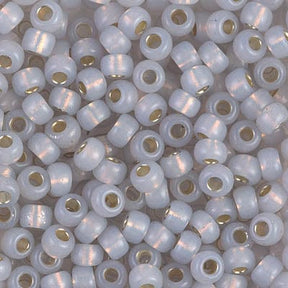 Miyuki Rocailles Beads, RR 576, Silverlined Alabaster Dyed Smokey Opal, 11/0 - Uniq Perler - 112048