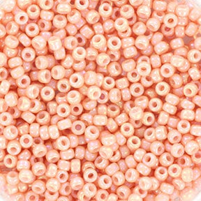 Miyuki Rocailles Perlen, RR 596, Opaque Luster Tea Rose, 11/0 - Uniq Perler - 720552
