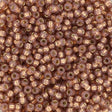 Miyuki Rocailles Perler, RR 641, Silverlined Alabaster Dyed Rose Bronze, 11/0 - Uniq Perler - 7647925