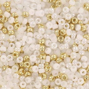 Miyuki Rocailles Beads, RR MIX 139, Bridal, 11/0 - Uniq Perler - 113342