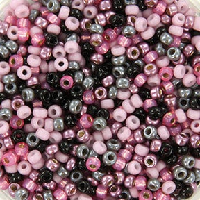 Miyuki Rocailles Beads, RR MIX 84, Mix Pink Candy, 11/0 - Uniq Perler - 5551114