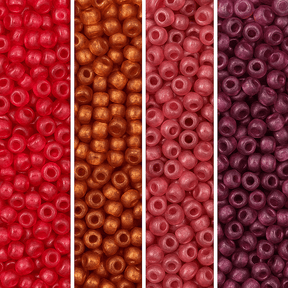 Miyuki Rocailles Set – Berry Dream, 11/0 - Uniq Perler - 64348