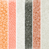 Miyuki Rocailles Sæt – Soft Elegance, 11/0 - Uniq Perler - 864688