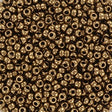 Miyuki Rocallies perler 11/0 - (Metallic dark bronze 457) - Uniq Perler - 