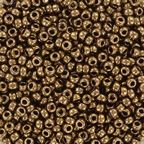 Miyuki Rocallies Perlen 11/0 - (Metallic dunkle Bronze 457) - Uniq Perler - 