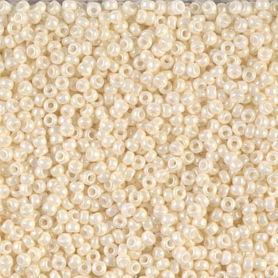 Miyuki Rocallies seed beads 11/0 - (Ceylon cream 594) - Uniq Perler - 112050