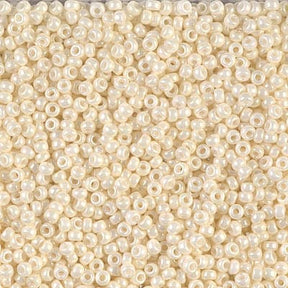 Miyuki Rocallies Rocailles Perlen 11/0 - (Ceylon Creme 594) - Uniq Perler - 112050