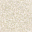 Miyuki seed beads 11/0 - fancy lined soft white 3637 - Uniq Perler - 123303